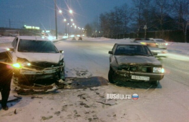 Гололед в Челябинске 