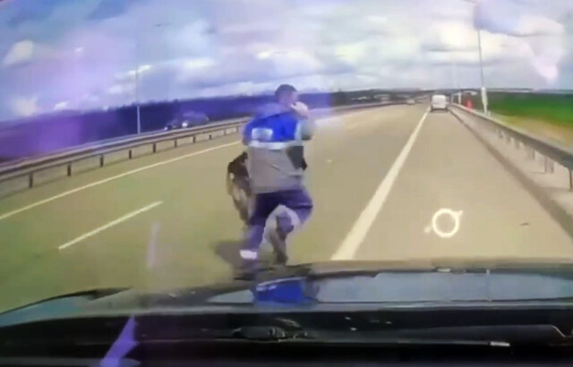 «Вышел на дорогу, чтобы убрать покрышку»: мужчина погиб под колесами кроссовера на трассе Ростов-на-Дону — Таганрог 