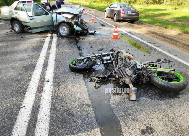 В Могилевской области в ДТП погибли мотоциклист и водитель автомобиля 