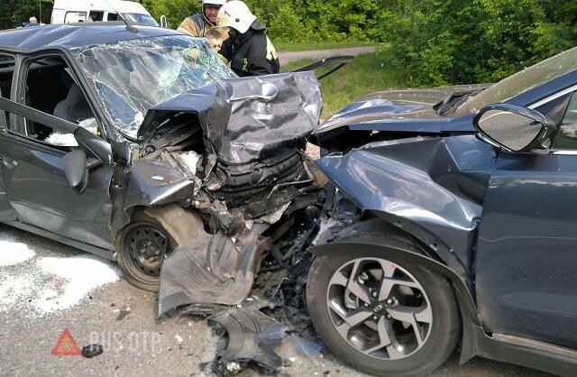 Водитель «Лады» погиб в ДТП на трассе Цивильск — Ульяновск 
