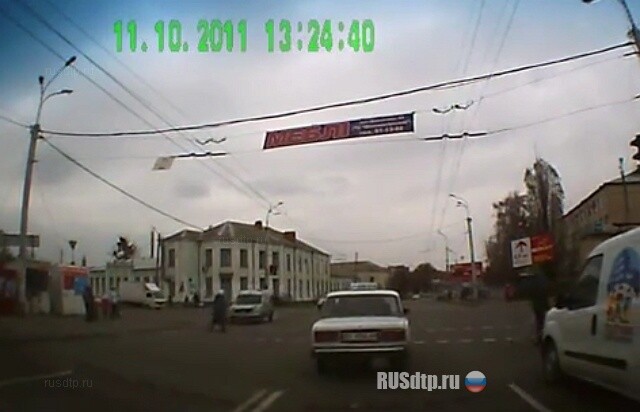 Женщину сбили 