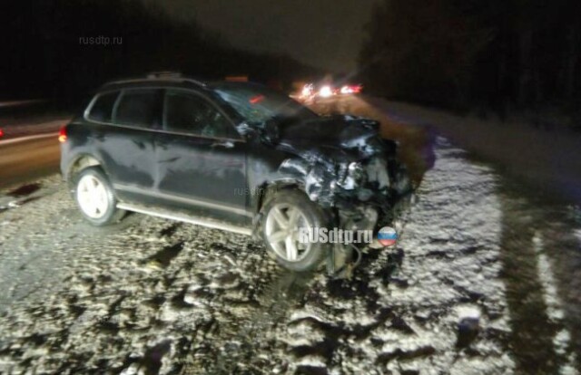 «Рено» разорвало на части в результате ДТП под Рязанью 