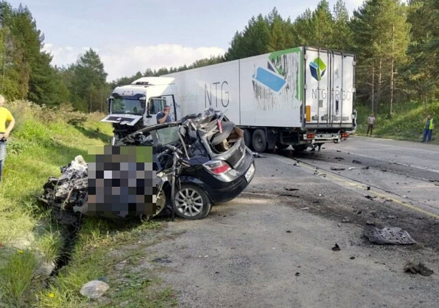 Видеорегистратор запечатлел последние секунды жизни водителя «Опеля» на трассе М-5 в Башкирии 