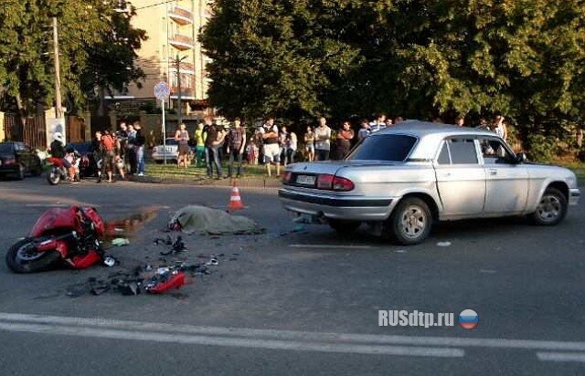 В Краснодаре разбился мотоциклист 