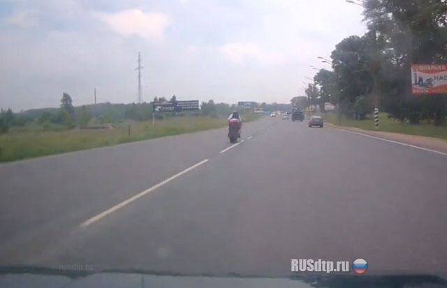 Мотоциклом об Газель 