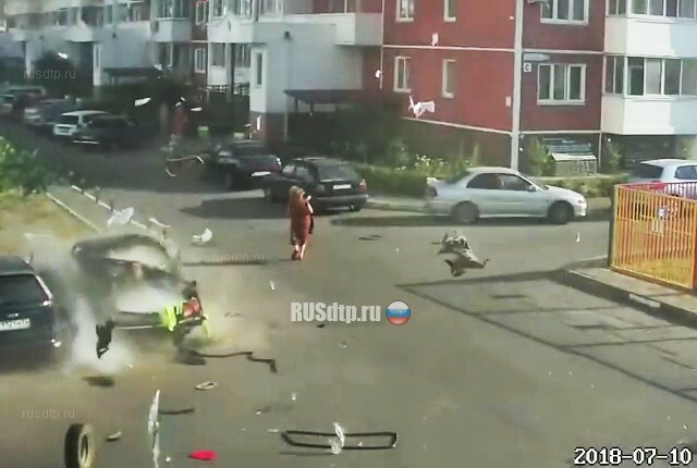 В Краснодаре в «Жигулях» взорвался газовый баллон. ВИДЕО 