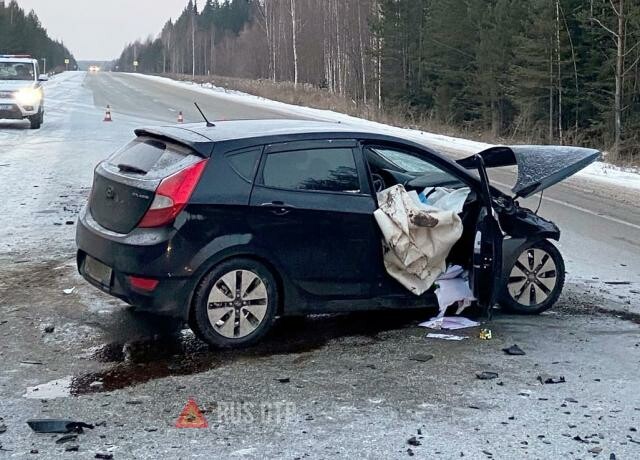 Женщина-водитель «Соляриса» погибла в ДТП на Серовском тракте 