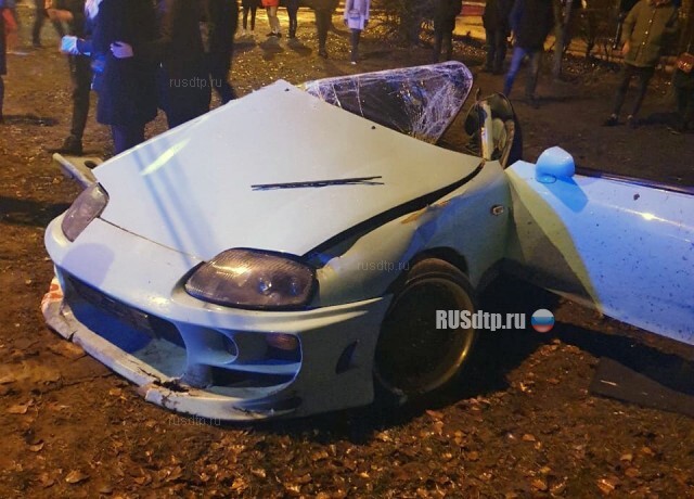 В Воронеже «Тойоту» разорвало на части 