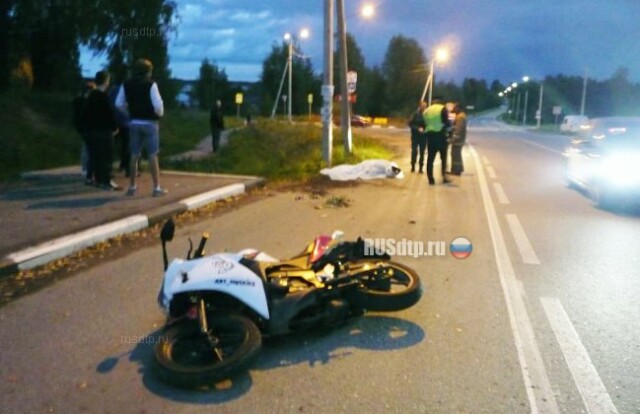 19-летний байкер разбился в Ярославской области 