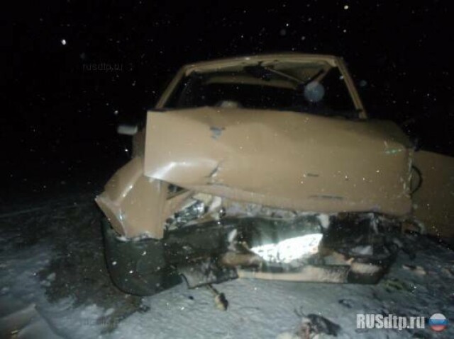 Водитель Лады погибла за рулем своего автомобиля 