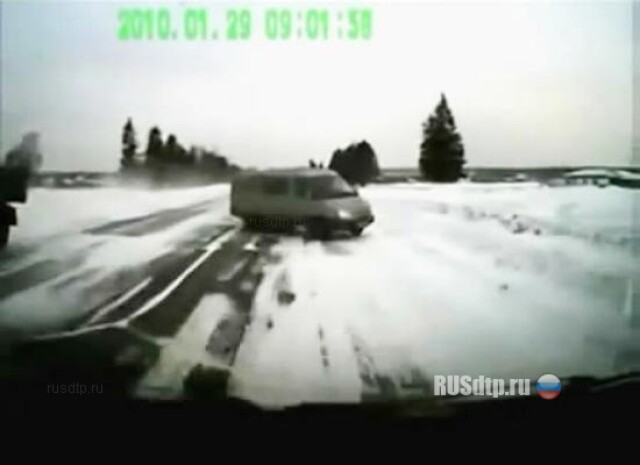Газель вылетела со встречной 