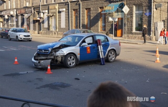 Погнались за нарушителем — попали в ДТП 
