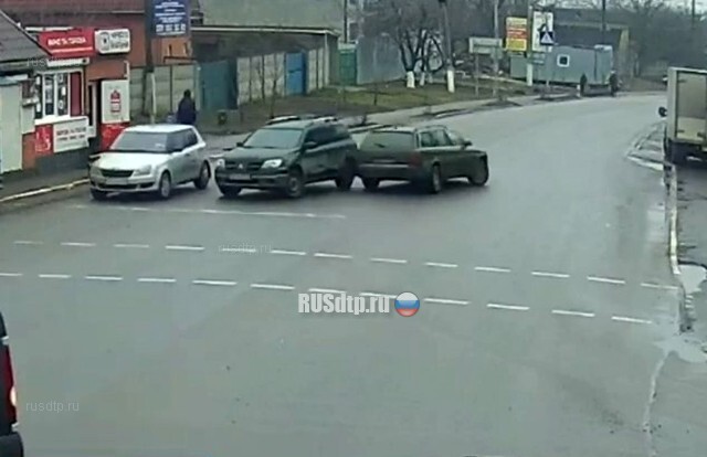 Водитель не вписался в поворот 