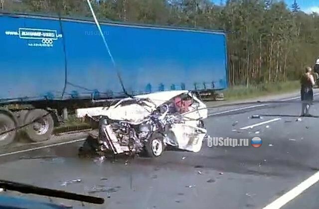 Водитель «Лады» погиб в ДТП на трассе М-10 в Вышневолоцком районе 