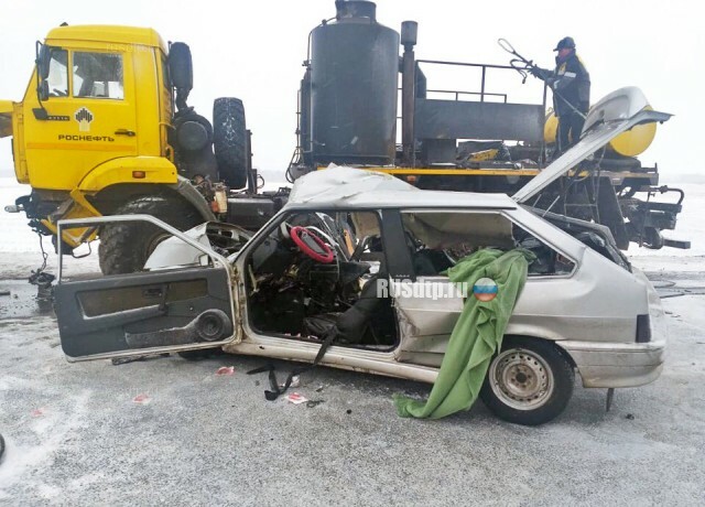 Женщина погибла в массовом ДТП на трассе М-7 в Башкирии 