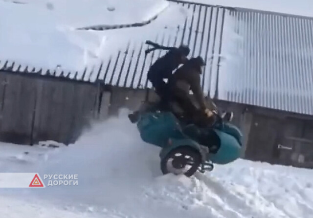 Зимние забавы в русской деревне