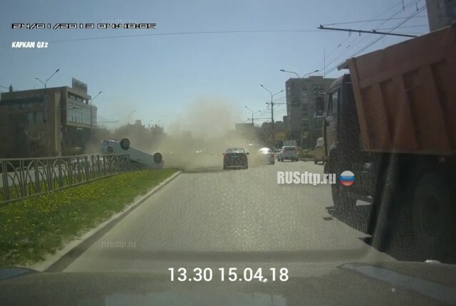 ДТП с переворотом в Ставрополе