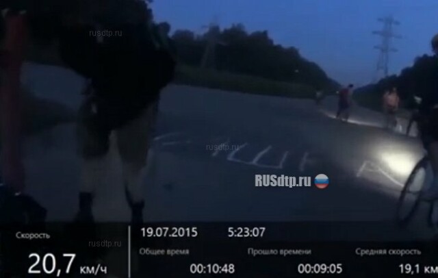 Во время проведения велопробега в Москве едва не погиб велосипедист