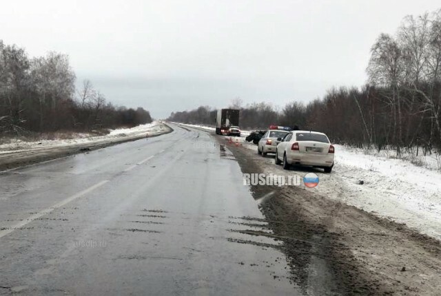 ВАЗ-2115 смяло от столкновения с грузовиком на трассе «Самара — Бугуруслан» 