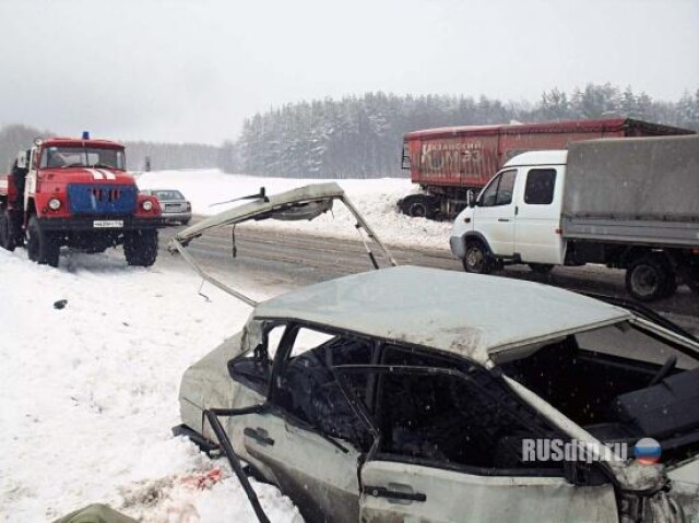 ДТП на 45-м километре трассы Казань – Ульяновск 