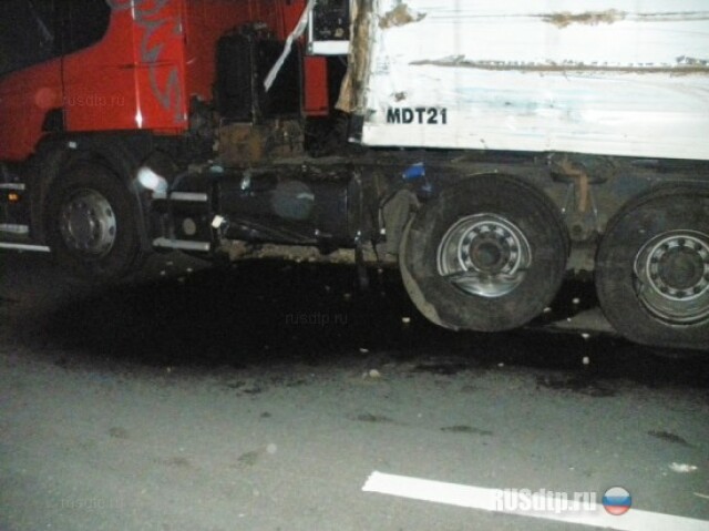 Две фуры столкнулись на трассе Самара — Оренбург 