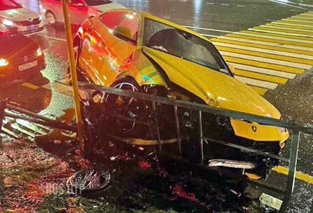 В Сочи разбили Lamborghini Urus стоимостью 20 миллионов 
