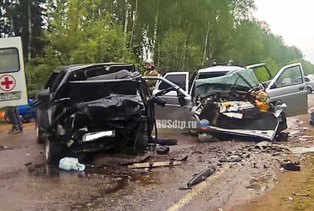 Двое погибли в лобовом столкновении автомобилей в Малоярославецком районе 