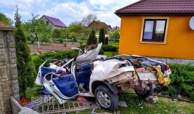 Момент смертельного ДТП в Гродно 