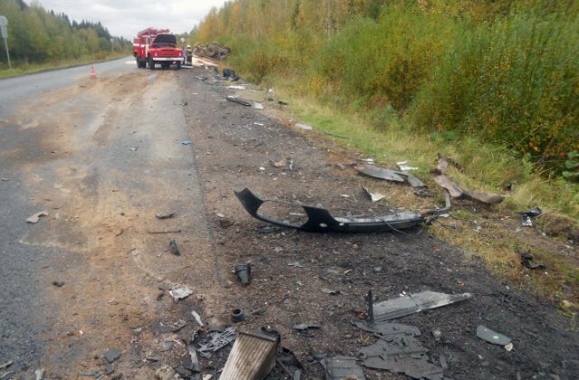 Две сестры погибли в ДТП с лесовозом в Кировской области 