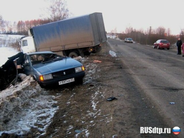 Трагедия на трассе в Ивановской области 