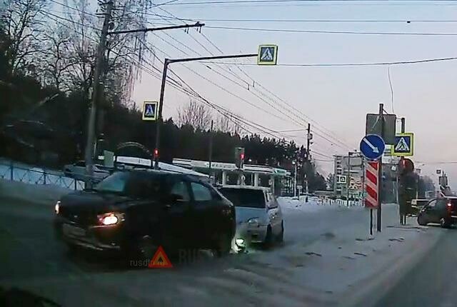 ДТП в Новосибирске на улице Жуковского