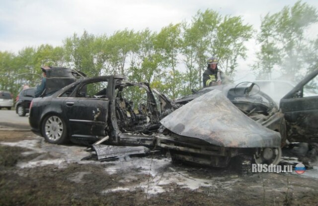 Водитель сгорел после крупного ДТП в Мордовии 