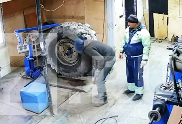 В Подольске взорвавшееся колесо убило работника шиномонтажа 