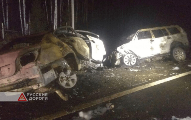 Двое мужчин разбились на BMW в Костромской области 
