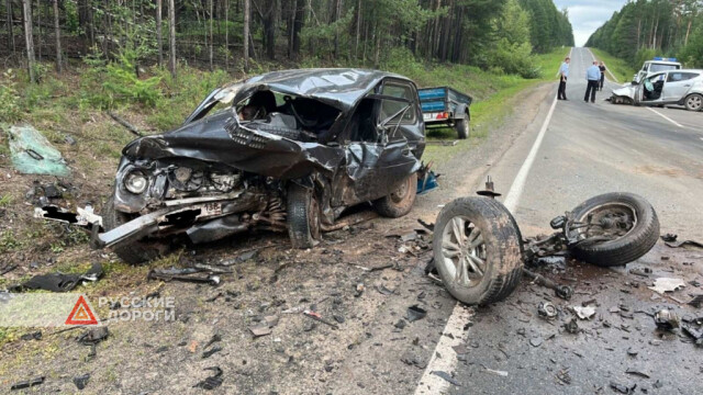 Два человека погибли в ДТП в Братске 