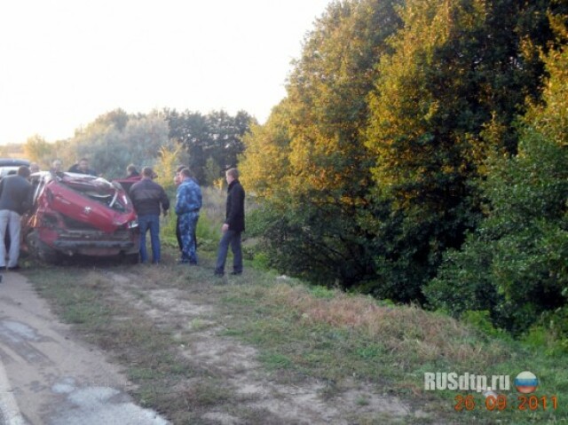 Опрокинулся в кювет 