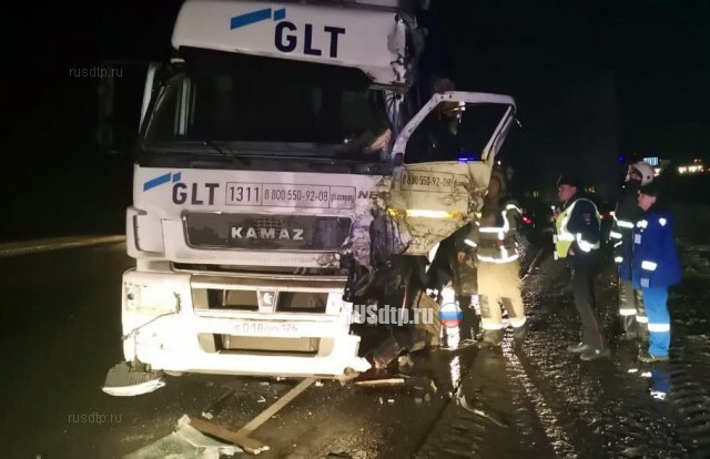 Момент смертельного ДТП на трассе М-7 в Чувашии. ВИДЕО 