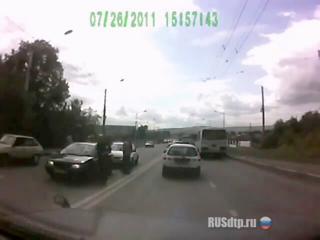 Авария на ровном месте 