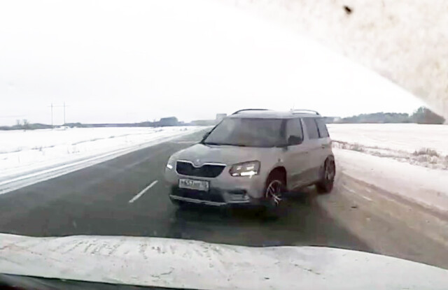 «Роковой занос»: Skoda и Chery столкнулись на трассе «Иртыш» в Курганской области
