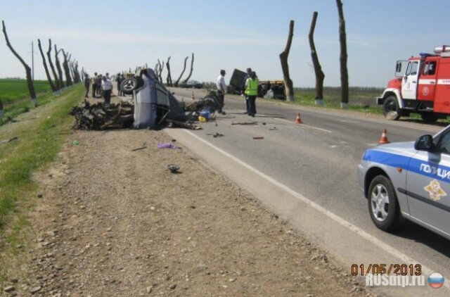 Кошмарная авария на трассе 