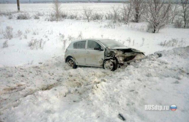 ВАЗ-2110 и «Opel Astra» столкнулись в Оренбургской области 