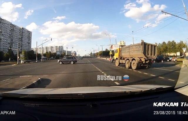 Появилась другая видеозапись  ДТП на Варшавском шоссе