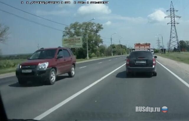 Лачетти чуть не вошла под КАМАЗ