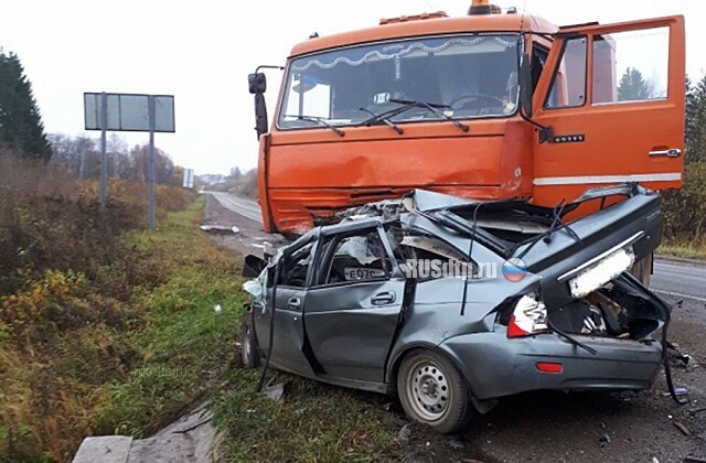 19-летний водитель \»Лады\» погиб в утреннем ДТП в Завьяловском районе 