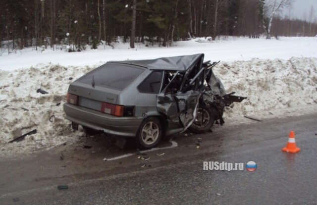 На трассе в лобовом ДТП погибли 2 человека 