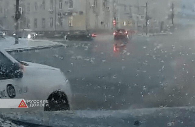 Столкновение на проспекте Гагарина в Нижнем Новгороде 