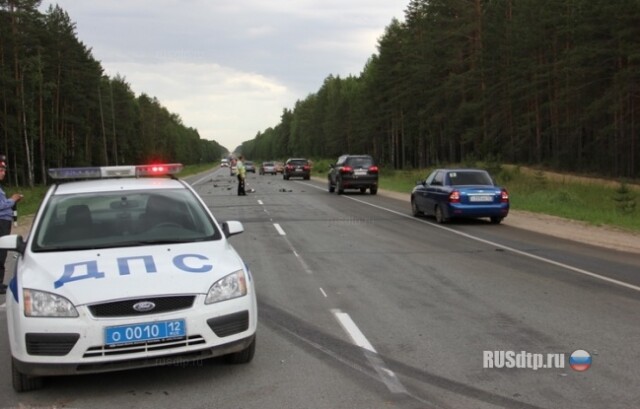 Ужасная авария на трассе \»Вятка\» 