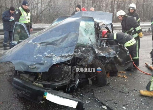 Момент смертельного ДТП в Киеве 