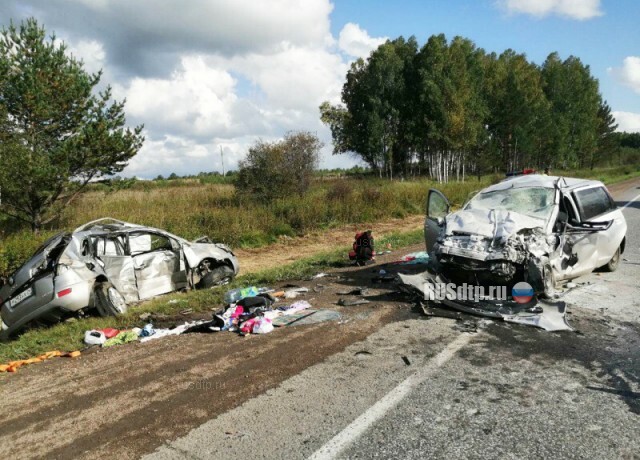 Момент смертельного ДТП на трассе «Сибирь» в Уярском районе 