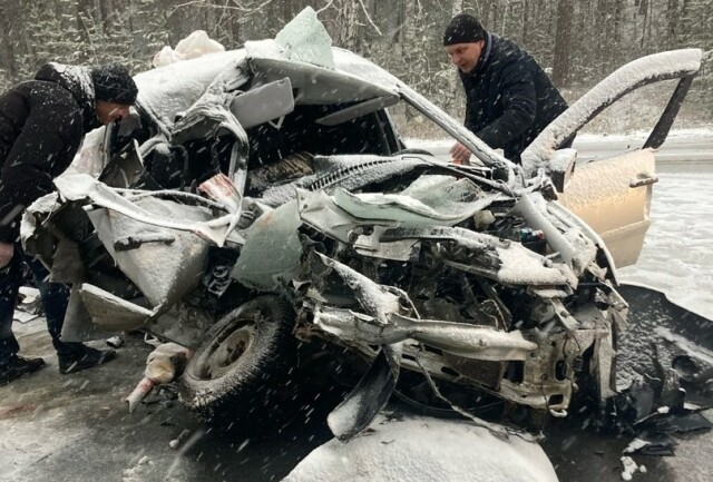 Первый снег унес две жизни на дороге в Челябинской области 